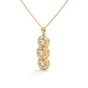 Collar con Colgante de Diamante Cultivado en Laboratorio con Corte Esmeralda en Oro Atemporal, Joyería Fina para Mujer, Opción de Regalo Premium - Product Image 2