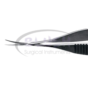 Vannas Scissors Curved A Ophthalmic Microsurgical Instrument Stainless Steel Eye Surgery Tool High Precision By <b>Blush</b> Surgical - Product Image 5