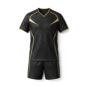 High Quality Soccer Uniform Custom Printed Football Jersey 100% Polyester Breathable Sports Apparel Wholesale Factory - Product Image 3