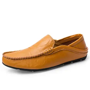 Nuevas Zapatillas de Piel de Moda para Hombre, Tallas Grandes, Estilo Casual de Caña Baja, con Punta Redonda y Suela de Goma, Estilo Transfronterizo - Product Image 5