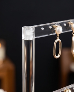 Support de Présentation Élégant en Acrylique Transparent pour Boucles d'Oreilles – Organiseur Suspendu pour Collection de Bijoux Femme – Personnalisable - Product Image 5