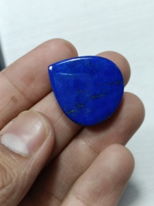 Piedras Preciosas de Lapislázuli Natural en Forma de Pera con Reverso Plano para la Creación de Joyería DIY, Disponibles en Tamaños y Formas Personalizadas, Piedras de Nacimiento - Product Image 3