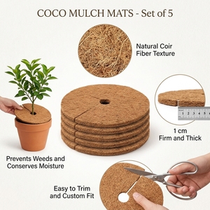 เสื่อคลุมด้วยหญ้ามะพร้าวแบบสองฟุตทำจากใยมะพร้าวใช้คลุมด้วยหญ้าออกแบบได้ตามต้องการขนาดธรรมชาติเป็นมิตรต่อสิ่งแวดล้อมใช้ในสวนจากอินเดีย - Product Image 4