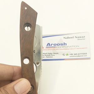 Professional <b>Single</b>-<b>Blade</b> Stainless Steel Barber <b>Razor</b> Custom Logo Manual Shave for Face Body and Underarm Use Sustainable - Product Image 5