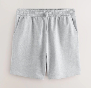 Pantalones Cortos de Verano para Hombre, Bermudas Negras Sólidas, Cintura Elástica, Secado Rápido, Ropa Casual, Pantalones Cortos de Poliéster Tejido de Tiro Medio - Product Image 3
