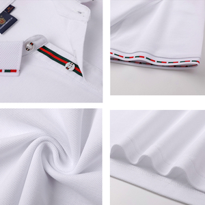 Vêtements de football personnalisés pour hommes, polo 100% coton pur, sublimation, t-shirts de sport confortables, uniformes de football noir et blanc - Product Image 5