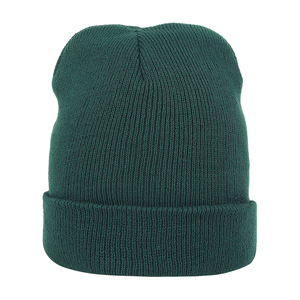 Gorro Unisex de Acrílico, Color Sólido, Tejido Acanalado, Gorro de Invierno de Estilo Casual para Adultos, Circunferencia de Cabeza de 56-58 cm - Product Image 5