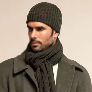 2026 New Design 100% Wool Low Price Beanie Hats OEM Service Wholesale Custom Made Jacquard Hats - Product Image 3