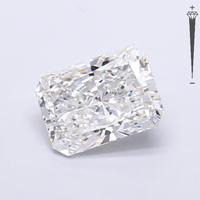 Diamant de laboratoire certifié GIA 3,04 CT taille Radiant couleur D clarté VVS1 CVD LG 3515735631 ROYAL GEMS pour la fabrication de bijoux