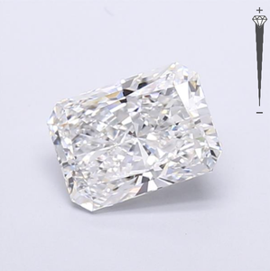 Diamante Cultivado en Laboratorio con Certificación GIA, Corte Radiante de 3.04 CT, Color D, Claridad VVS1, CVD LG 3515735631, ROYAL GEMS, para Joyería - Product Image 3