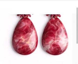 Pendientes Colgantes Cuadrados Clásicos de Resina HASAN CRAFT, Joyería para Mujer, Ideales para Fiestas - Product Image 5