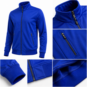 Dawnray <b>Men's</b> Yellow Black Color Blocking Varsity <b>Jacket</b> Full-Zip Stand Collar Sporty Style Autumn Windproof <b>Lightweight</b> - Product Image 6