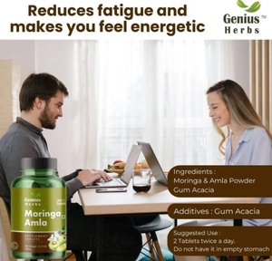 Comprimés Essentiels de Moringa et Amla – Produit de Bien-être Harmonie Naturelle – Vente en Gros et Stock en Vrac – Extrait Herbal Haute Performance - Product Image 3