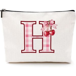 Bolsa de Cosméticos Personalizada con Iniciales para Mujeres, Chicas, Amigas, Compañeras de Trabajo, Novias, Bolsa de Viaje Personalizada con Monograma para Organizador de Artículos de Aseo - Product Image 1