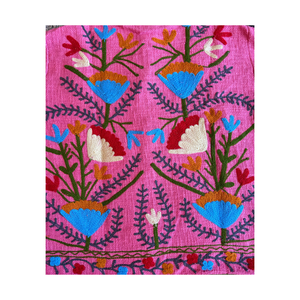 Bohemian Suzani Embroidered <b>Jacket</b> for <b>Women</b> Handcrafted Ethnic Outerwear - Product Image 2