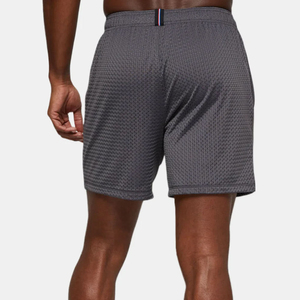 Shorts en mesh pour hommes, tissu performant, coupe confortable, entraînement, course à pied, short de sport pour hommes, taille élastique, léger - Product Image 2
