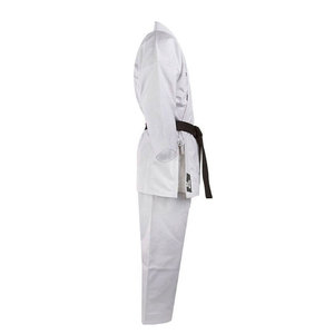 Children's Karate Uniform White 100% Cotton Regular Fit With Black Belt Unisex Martial Arts Wear Kit - Product Image 2