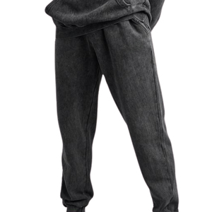 Sweat-shirt à capuche pour homme, coupe classique, gris foncé uni, 100% coton, molleton français, poche, coupe décontractée, vêtement d'automne, impression numérique - Product Image 2