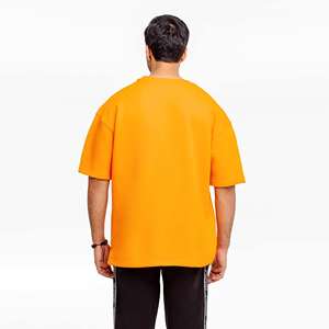 Camiseta Casual de Algodón 100% para Hombre, Corte Holgado con Hombros Caídos, Secado Rápido, Transpirable, Alta Calidad, Nueva Llegada - Product Image 2