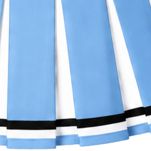 Falda de Animadora Azul Bebé Plisada Personalizada por el Fabricante, Uniforme Deportivo para Mujer, Ropa de Baile con Diseño Plisado - Product Image 5