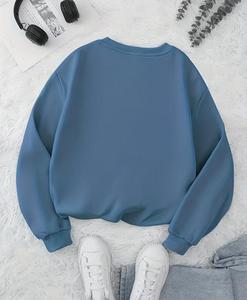 Women's Premium Polyester/Cotton <b>Blend</b> Fleece Sweatshirt-Comfortable & Stylish Waterproof & Windproof for Winter Season - Product Image 2