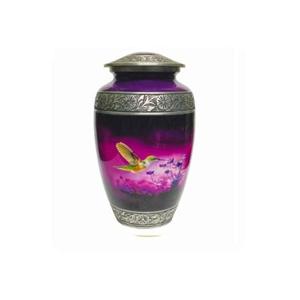 Urne funéraire en or violet avec motif croix, style européen, pour cendres d'adultes, fournitures funéraires - Product Image 5