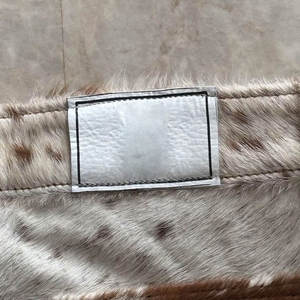 Pantalones Cortos de Cuero Genuino de Piel de Vaca con Pelo para Hombre, Estilo Vaquero Occidental Premium, de Lujo, de Diseñador, Moda Urbana - Product Image 3