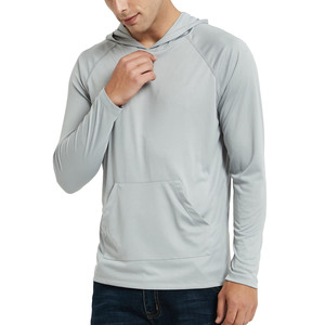 Ropa de Pesca de Manga Larga para Hombre, Camisetas de Pesca con Capucha de Secado Rápido para Exteriores, Sudaderas con Capucha de Verano - Product Image 4