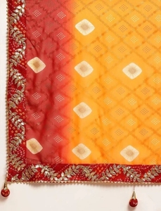 Sari de Georgette KV Estampado para Uso Diario - Product Image 6