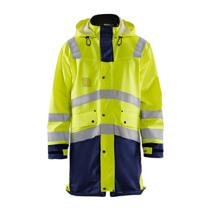 Veste de sécurité réfléchissante haute visibilité pour travaux de construction, vêtements de travail bicolores, design personnalisable unisexe - Product Image 1