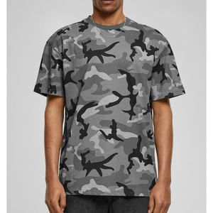 T-shirts pour hommes à prix abordable, tricotés, style urbain, couleur personnalisée, manches courtes, coupe oversize, décontractés pour l'été, col rond, 120 grammes - Product Image 4