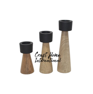 Porte-bougie de style nordique, minimaliste scandinave, décoration de table moderne, centre de table pour des maisons paisibles - Product Image 6