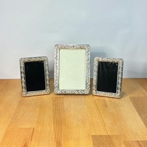 Rectangular Aluminum Photo <b>Frame</b> Tabletop Metal Handmade <b>Frame</b> <b>with</b> Ornate Edge Design - Product Image 6