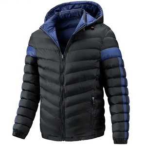 Chaqueta de plumón personalizada de fábrica, chaqueta de plumón de ganso para exteriores, chaqueta de plumón de alta calidad para hombre, 100% plumón. - Product Image 1
