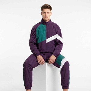 Custom Windbreaker Tracksuit Two Piece Set Zip up <b>Jacket</b> Sweatsuit Nylon Zipper Track Suit Men Sweat Suits - Product Image 4