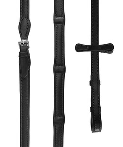 Brida para caballo de cuero sueco premium con acolchado suave, rienda simple, cabezada ajustable con manivela y frenteira acolchada para entrenamiento. - Product Image 6