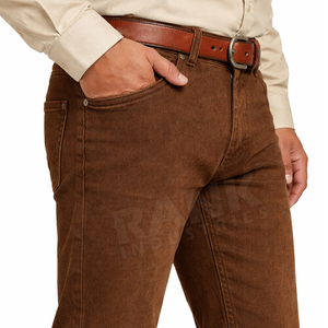 Pantalon homme style nouveau pour usage extérieur, jeans de qualité supérieure, couleur unie, prix avantageux. - Product Image 4