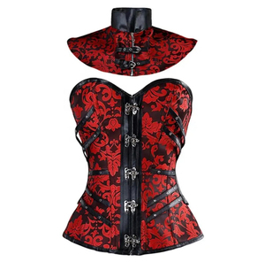 Nouveau corset élégant en acier mince désossé pour femmes 100% qualité supérieure confortable avec nœud et dentelle décoration Service OEM - Product Image 4
