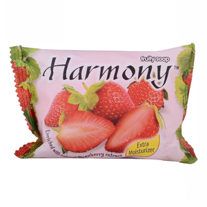 Wholesale Harmony Natural Fruity <b>Soap</b> With Strawberry Extract 75g Moisturizing Bath <b>Soap</b> Competitive Price Export - Product Image 1