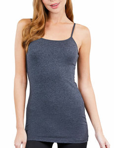 Camisola Larga Elástica de Punto Personalizada para Mujer, Top Suave para Combinar en Capas, Túnica Lisa, Chaleco Sólido para Uso Casual y Transpirable - Product Image 4