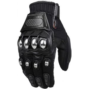 Gants de moto personnalisés à doigts entiers, respirants, en maille, de protection, pour motards - Fabricant - Product Image 1