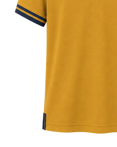 Camiseta Polo Personalizada para Hombre, Color Azul Mostaza, Ropa Deportiva Informal, Transpirable, de Manga Corta, Mezcla de Algodón - Product Image 6