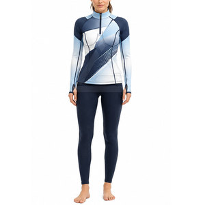 Camisetas térmicas premium para mujer, ligeras, de manga larga, capa base, que absorben la humedad, elásticas, para actividades al aire libre y fitness. - Product Image 3