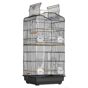 Gabbia per Uccelli Grande da 41 Pollici con Tetto Apribile per Pappagalli, Fringuelli, Canarini, Calopsittici, Pappagallini e Altri Piccoli Uccelli - Product Image 1