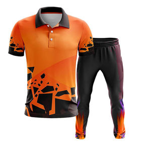 Ensemble de vêtements de cricket pour homme sans manches imprimé |   Uniforme respirant sur mesure en sublimation pour grandes tailles |   Évacuation de l'humidité 4 saisons - Product Image 5