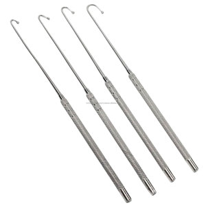 WORLD PRECISION SURGICAL WPS-SSH-01 Gancho manual veterinario Snook de acero inoxidable para esterilización uterina y ovárica - Product Image 6