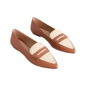 Chaussures en cuir véritable pour femmes, bout rond, Derby, fabricant en gros, export en vrac - Product Image 4