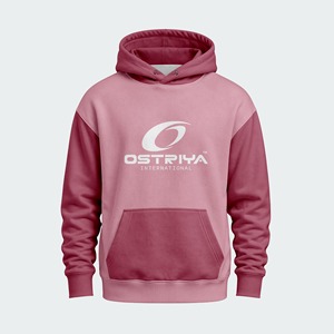 Sweat-shirts à capuche légers et respirants pour hommes, 100% coton, avec poche avant, service OEM, méthode d'impression numérique - Product Image 2