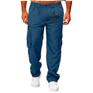 Pantalon cargo multi-poches pour homme, confortable, décontracté, utilitaire, pour les voyages en plein air, la randonnée, le travail et le quotidien - Product Image 1