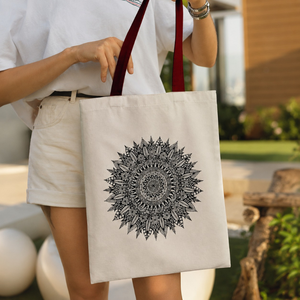 Custom Heavy Duty Cotton Tote Bag | Premium Eco Friendly Grocery Shopping Bag with Personalized Logo Reusable High Quality Tote - Product Image 4